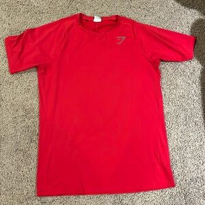 Gymshark Red Short Sleeve (Size L)